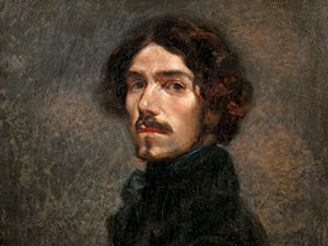 Hippolyte Gaultron, Portrait de Delacroix