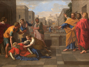 Nicolas Poussin, La Mort de Saphira