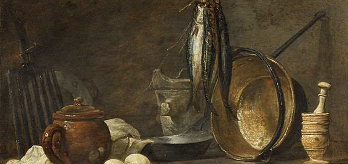 Chardin, Menu de maigre et ustensiles de cuisine