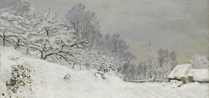 Claude Monet, Environs de Honfleur, neige