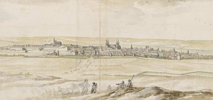 Israël Silvestre, Vue de Verdun Israël Silvestre, Vue de Verdun