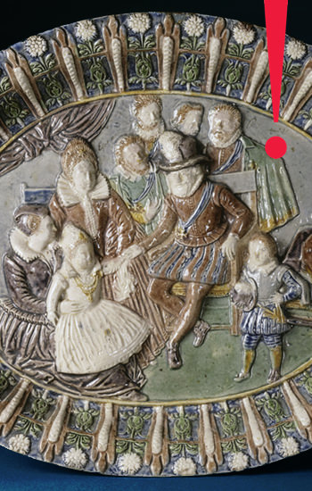 Plat ovale : Henri IV et sa famille Plat ovale : Henri IV et sa famille