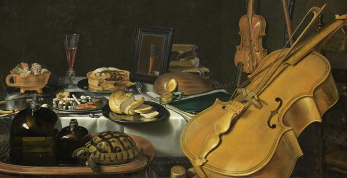 Pieter Claesz, Nature morte aux instruments de musique