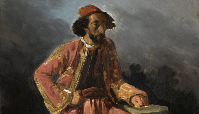 Léon Riesener, Portrait d’homme en costume oriental