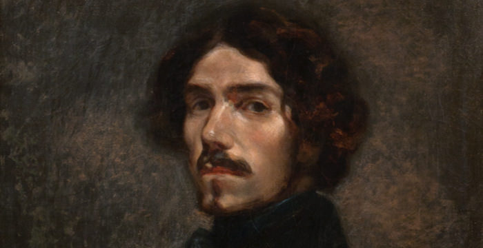 Hippolyte-Charles Gaultron, portrait de Delacroix Hippolyte-Charles Gaultron, portrait de Delacroix