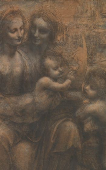 Sainte Anne, la Vierge et l'Enfant avec le petit Jean-Baptiste