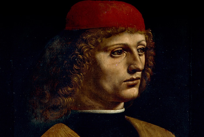 Léonard de Vinci, Portrait d’homme, dit Le Musicien