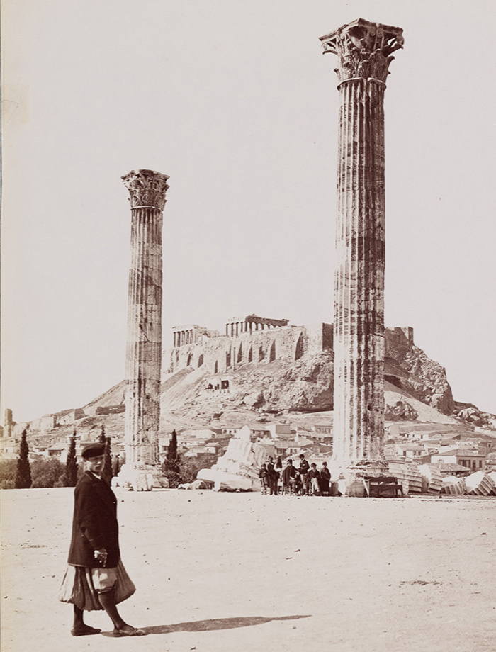 Pascal SEBAH, Athènes, temple de Jupiter Olympien et l’Acropole Pascal SEBAH, Athènes, temple de Jupiter Olympien et l’Acropole