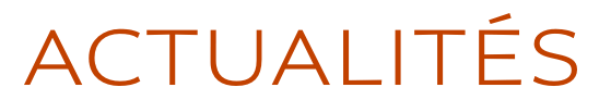 ACTUALITÉS